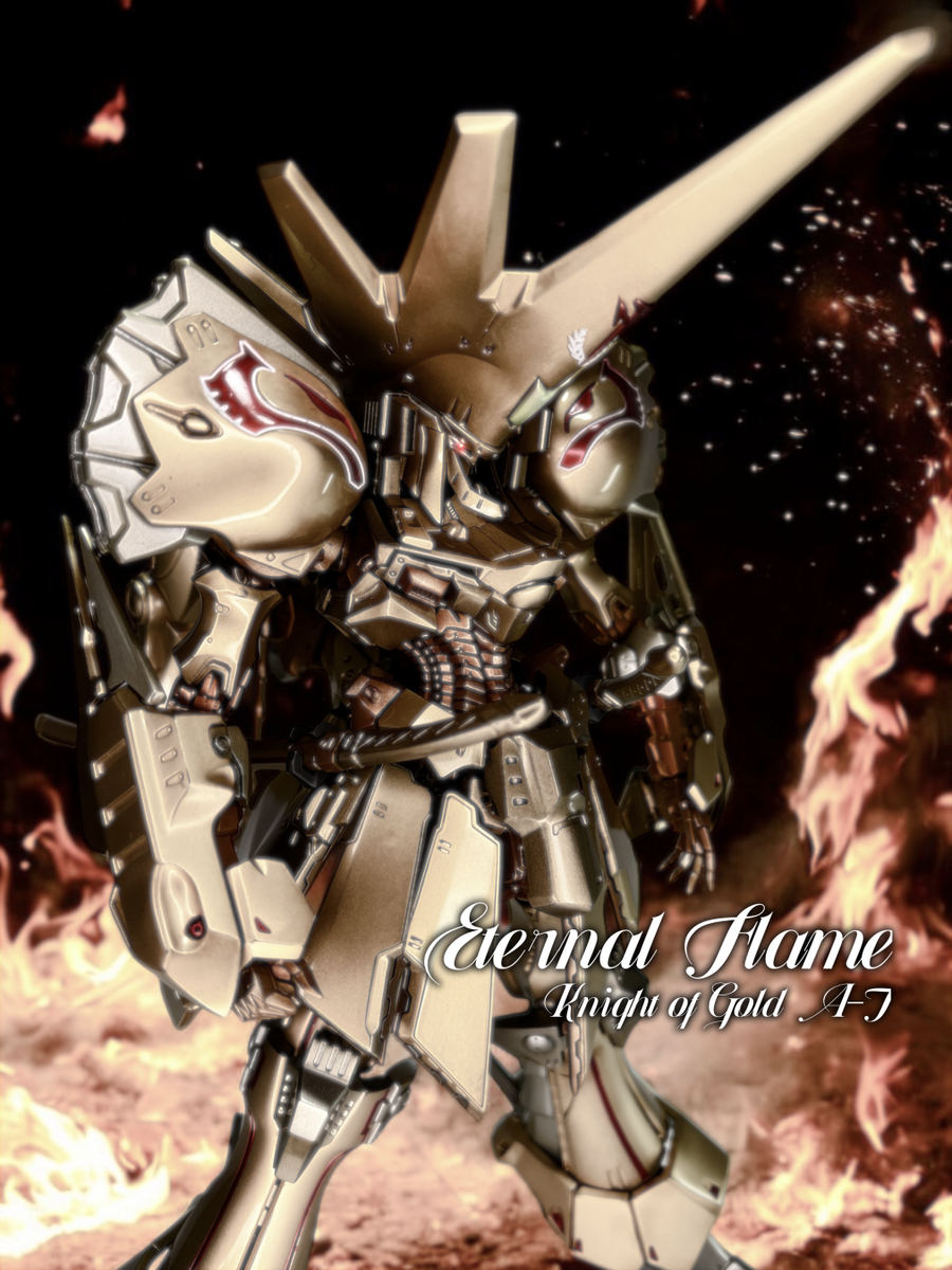 IMS 1/100ナイトオブゴールド・アトロポス製作完成 Knight of Gold AT