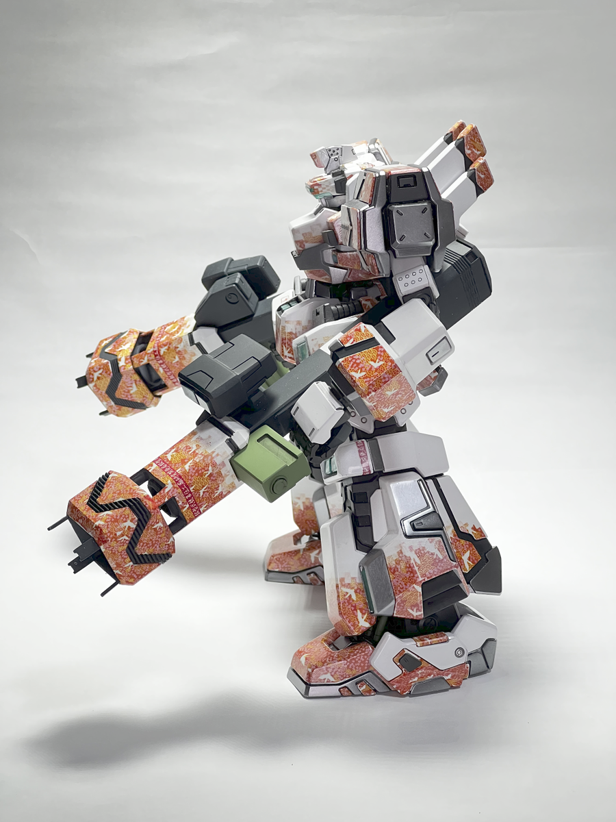 1/100試式雷電製作完成 Raiden trial version paint and build