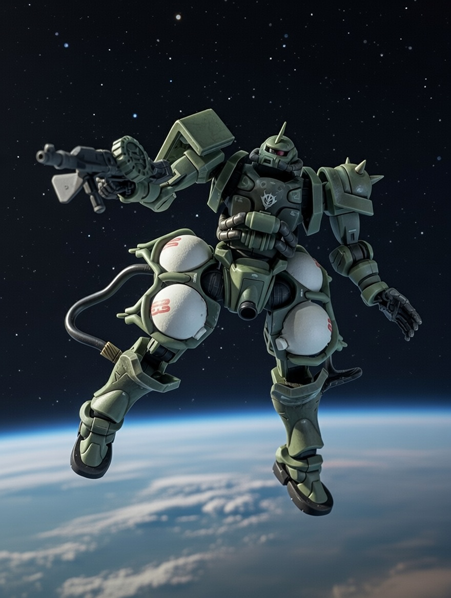 MS-06ZAKU(GQ)制作完成 - digital conception