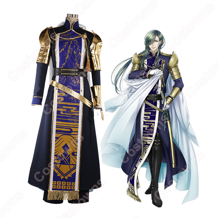 2025-25 秋冬新作  刀剣乱舞 にっかり青江 通常戦闘服と白い着物 ベルト 防具など コスプレ衣装