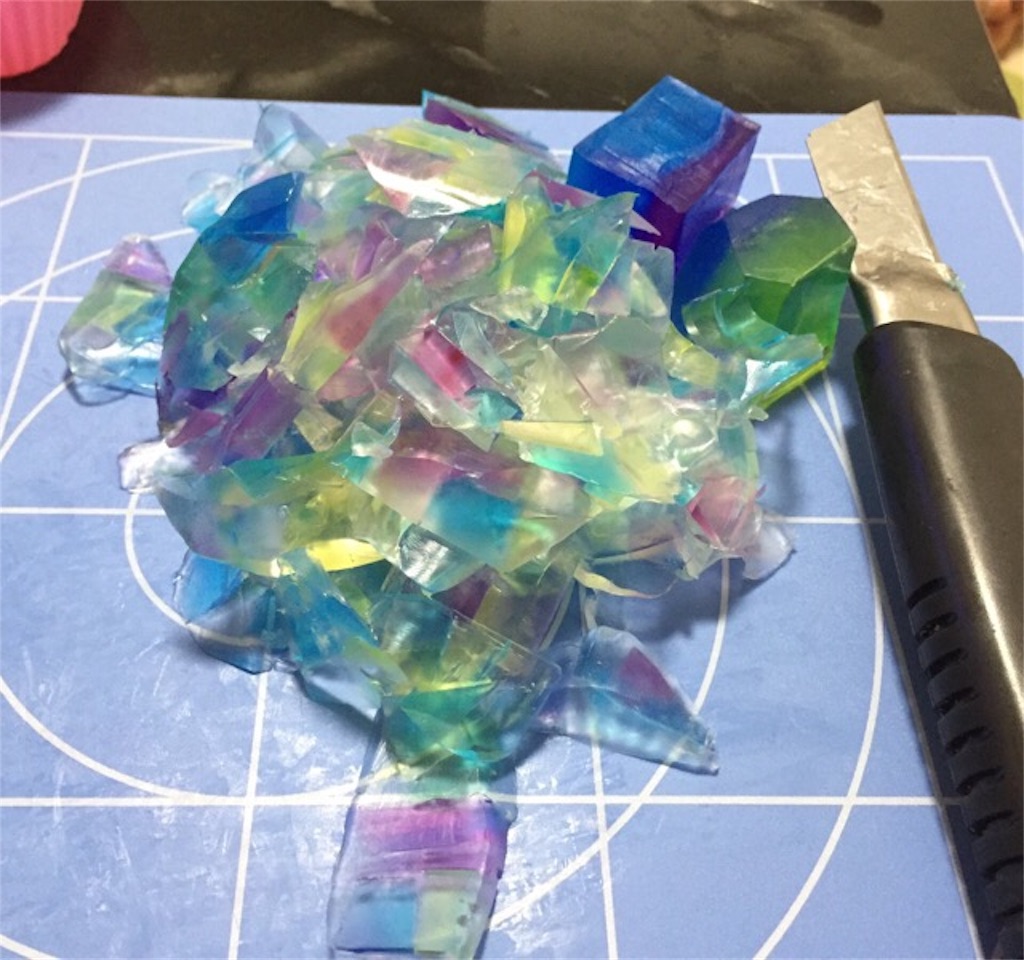 簡単 宝石石鹸の作り方 リメイクしてゴージャスにしてみました 女医はつらいよ