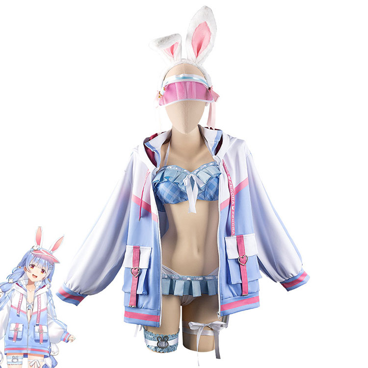 i*4様 ホロライブ 兎田ぺこら コスプレフルセット 水着 衣装 ホロナツ ホロ ホロライブ「兎田ぺこら」2024水着コスチューム 新作コスプレ衣装 詳細