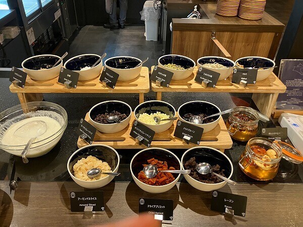 ヨーグルトのトッピング