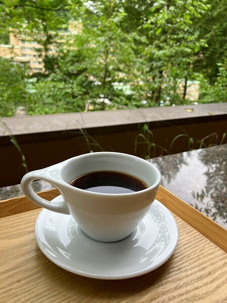 朝のコーヒー
