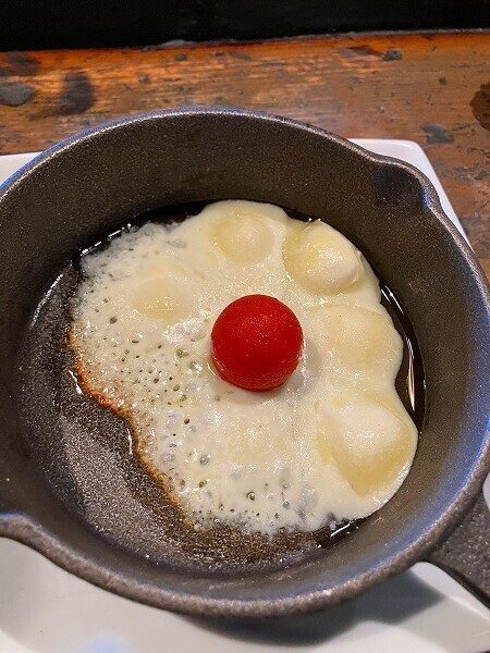 焼けるチーズ