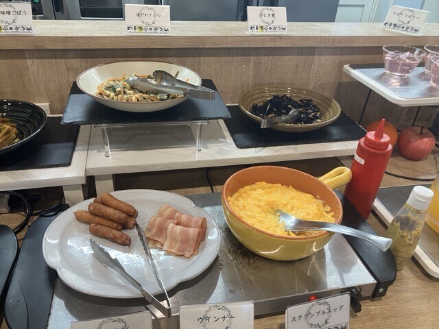 朝食のホットミール