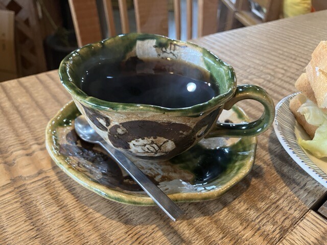 美濃焼のコーヒーカップ
