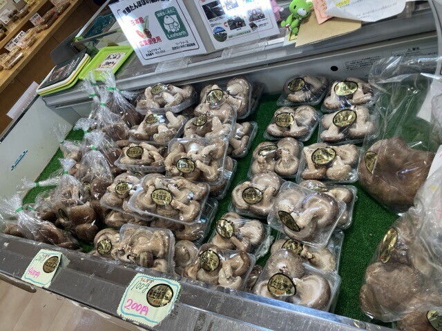 生産者直送原木椎茸