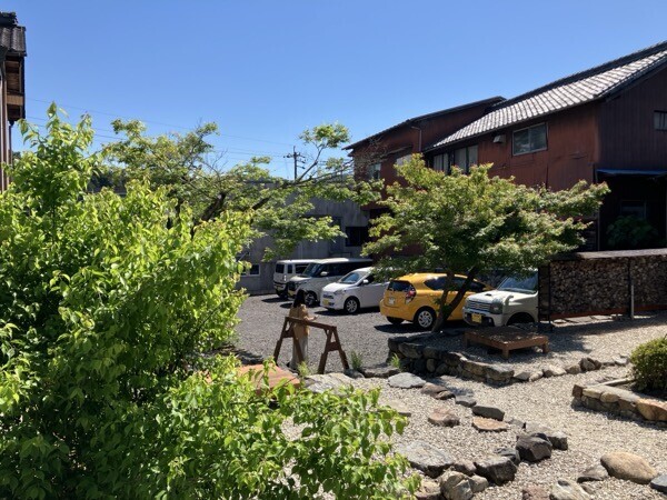 古民家カフェ かしわ屋　裏庭