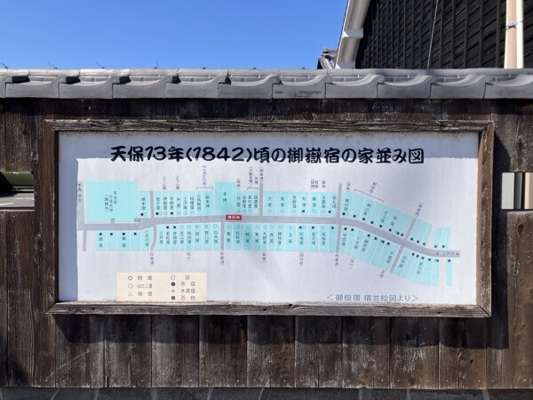 旧中山道　御嵩宿