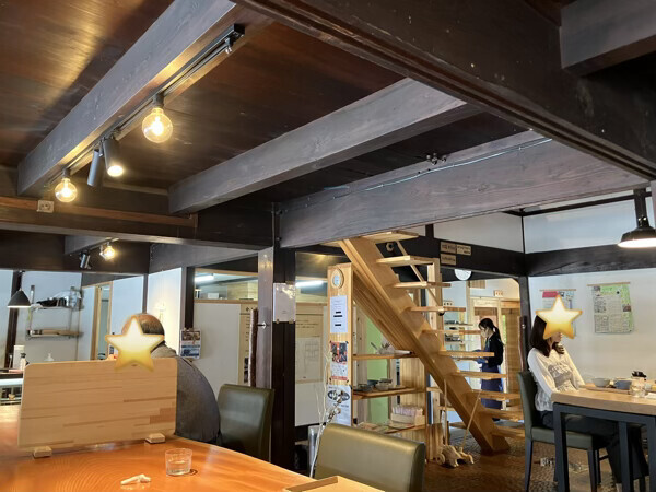 古民家カフェ かしわ屋　店内