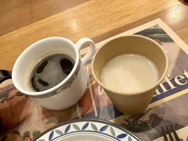 クロフネファーム 食後のドリンク