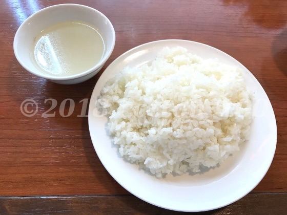 「肉の村山」亀戸店のTexasステーキセット の大盛りライス