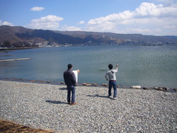 諏訪湖水切り選手権