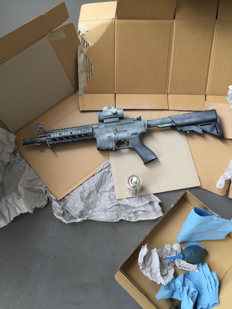 希少絶版 レシーライフルタンカラー a-tacs fg風塗装