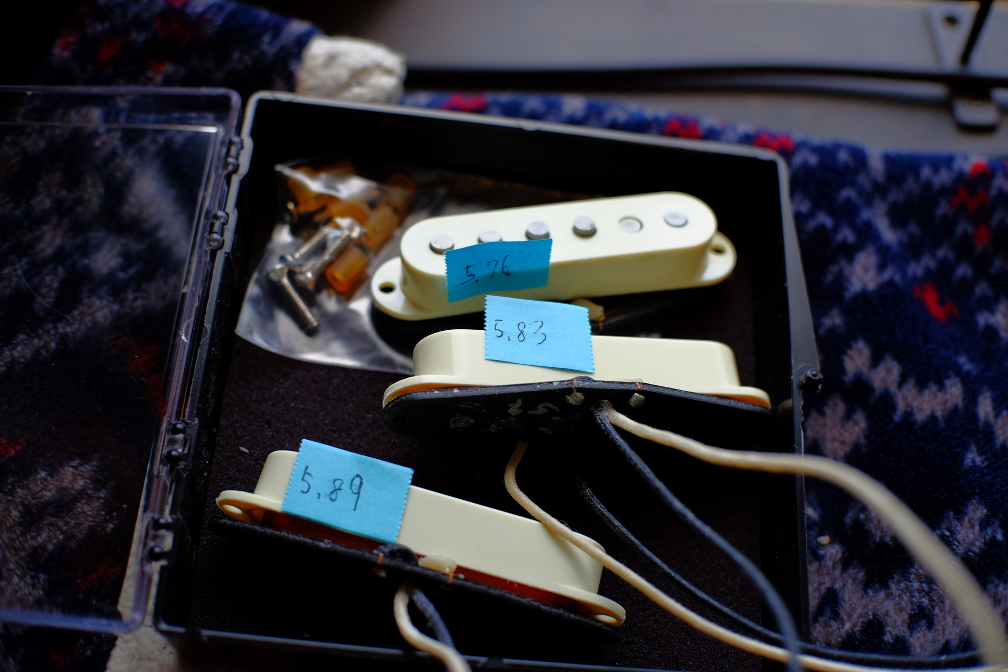 ピックアップ交換】SSL-5からフェンダーPURE VINTAGE '59へ - こ