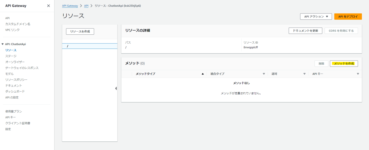 メソッドの作成