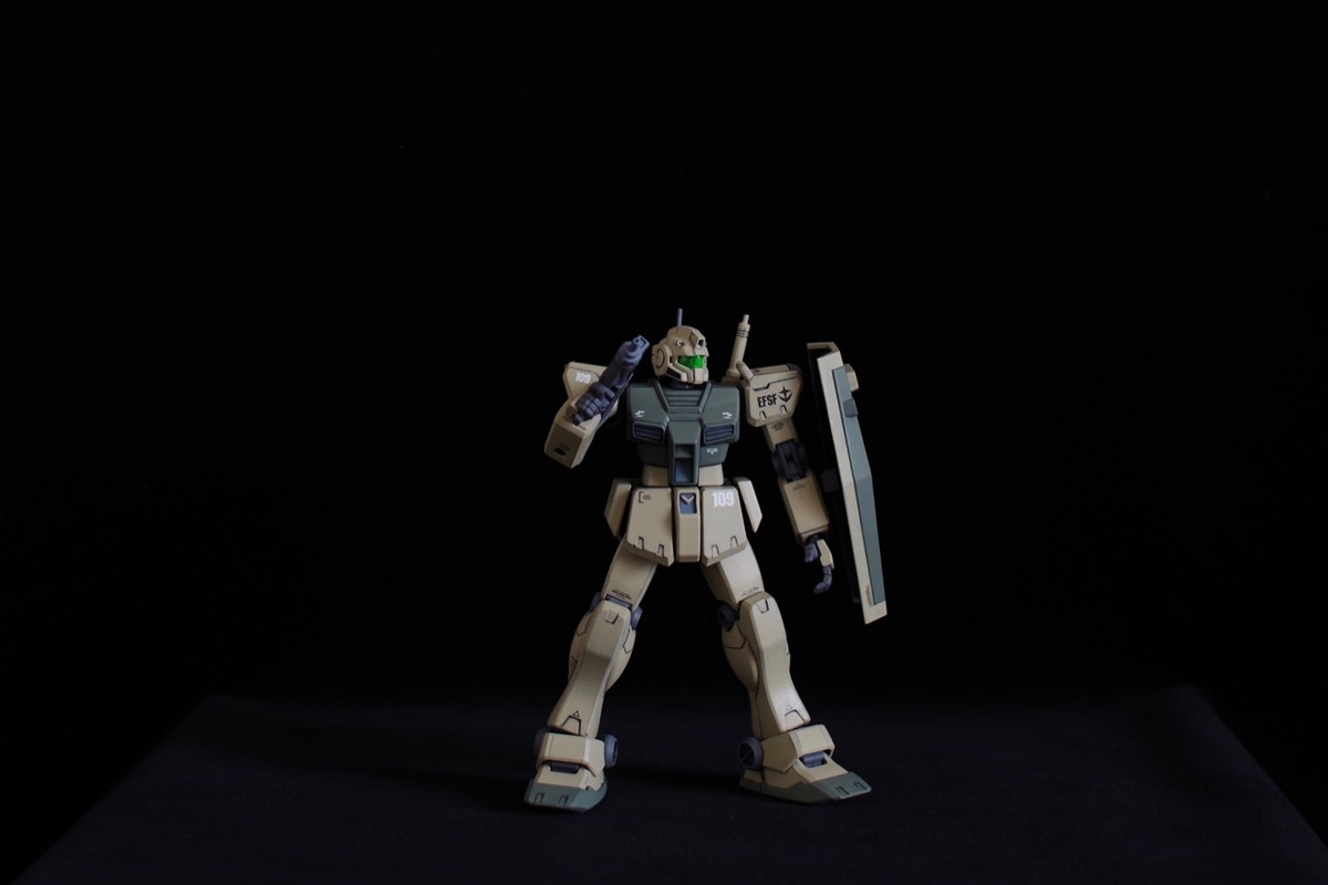 HGUC 1/144 ジム改【完成】 - ツノメドリ属日記