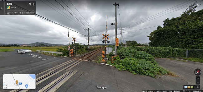 グーグルマップで鉄道撮影スポットを探してみた 山陰本線 揖屋駅～東