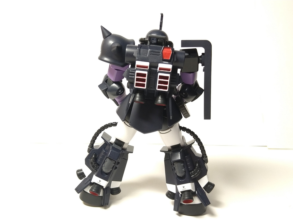 HGUC 1/144 黒い三連星ザク 筆塗り全塗装＆今回得たノウハウ - 淡墨