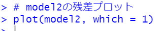 残差プロット