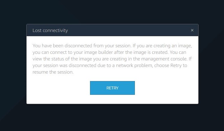 Amazon AppStream 2.0のコンソール