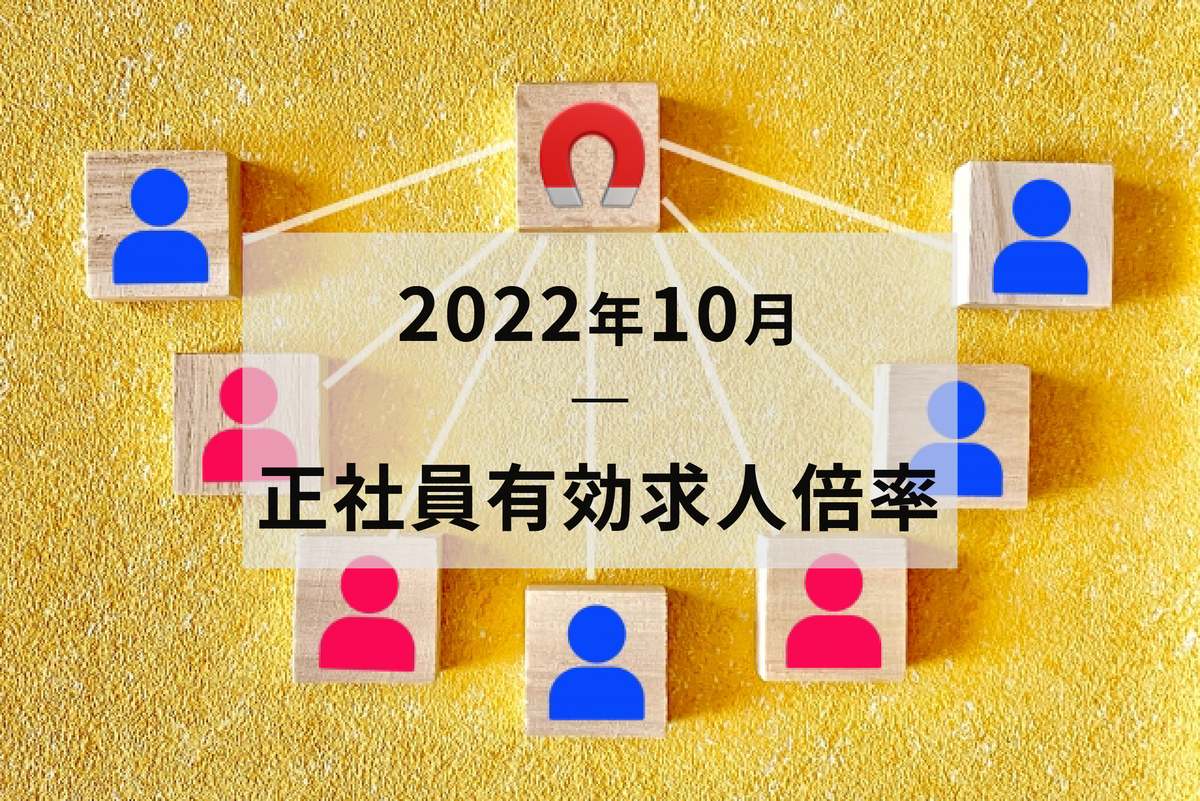 2022年10月正社員有効求人倍率