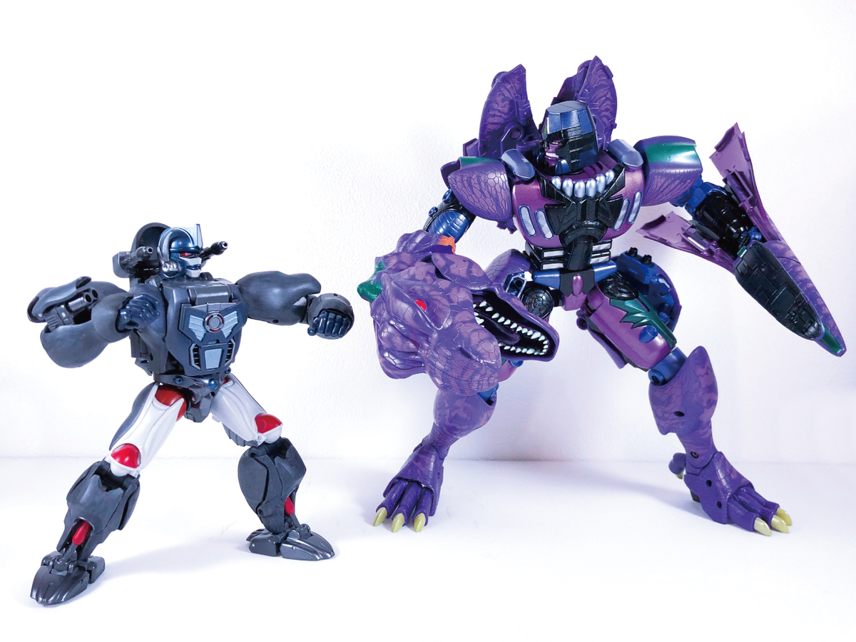 トランスフォーマー オプティマルオプティマス メガトロン ビーストウォーズ 新品 オプティマスプライマル、チーター、ラットトラップ、そして