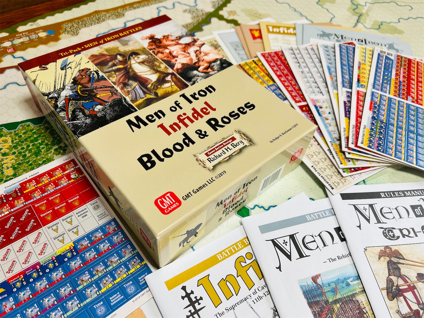 GMT「Men of Iron / Infidel / Blood & Roses」TriPack Wargaming Esoterica