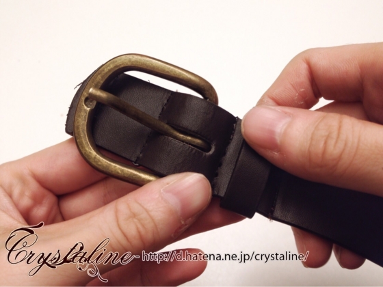 スチームパンクハーネスの作り方 ベルト金具を取り替える