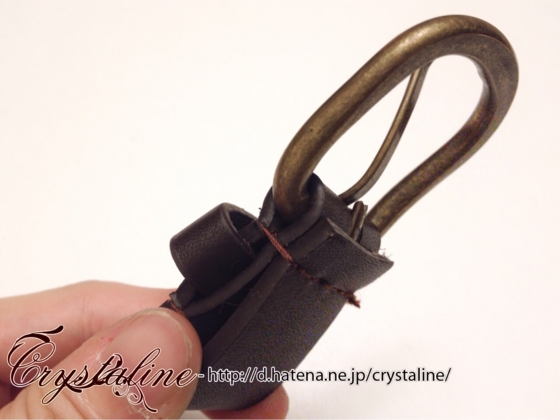 スチームパンクハーネスの作り方 ベルトループの完成