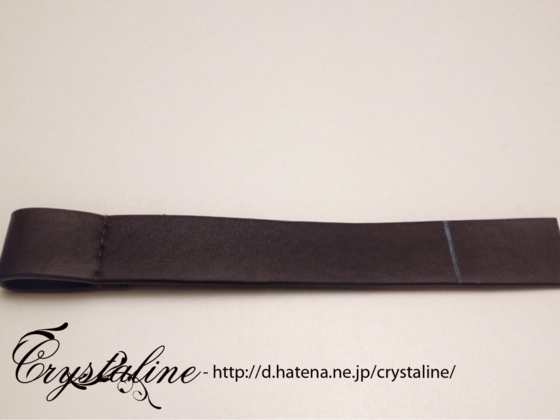 スチームパンクハーネスの作り方 真鍮リング用のベルトループを作る