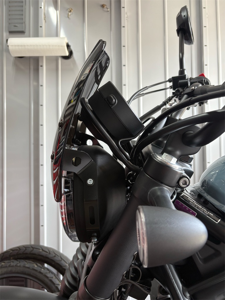 CL250 キタコ エアロバイザー取り付け！ - 一年後に一つ歳をとる