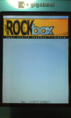 Rockbox on gigabeat