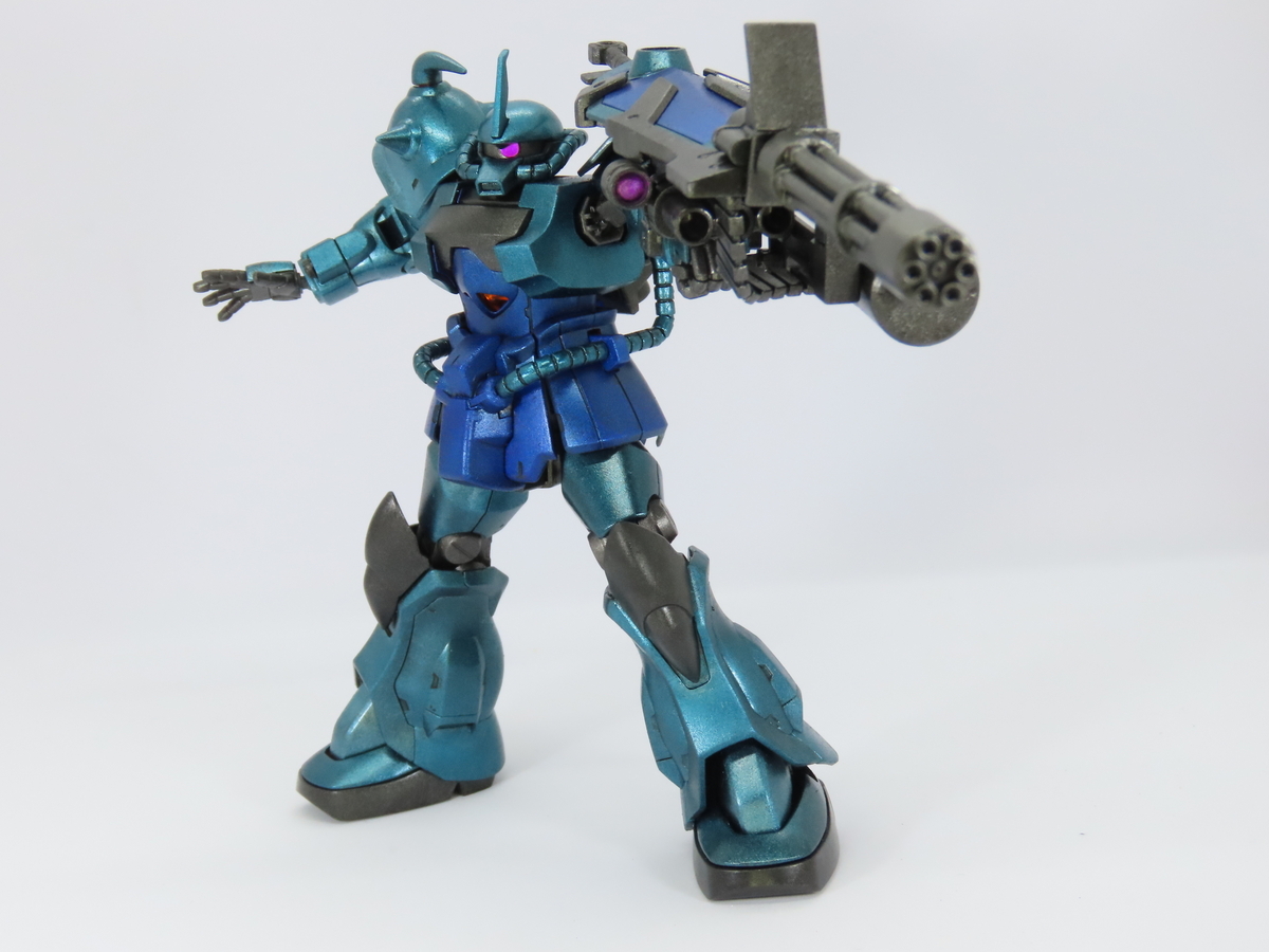 HG グフカスタム メタリック塗装 - グゥレイトタクヨの漢塾3