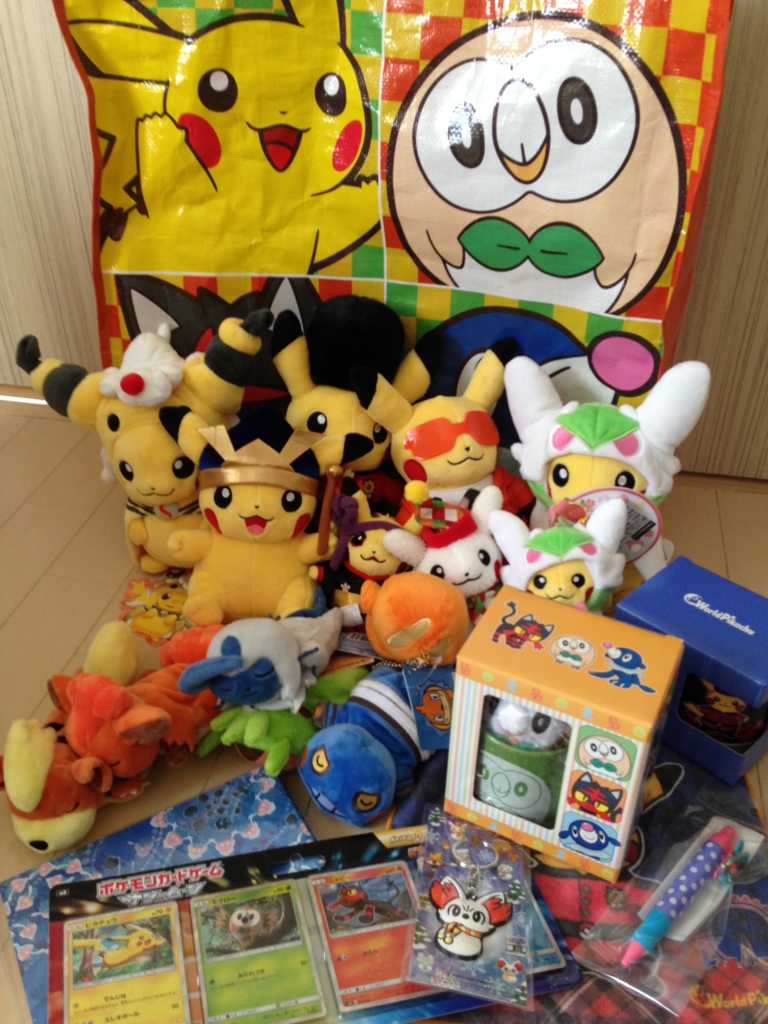 ポケモンセンターでピカピカバッグ17 福袋 をゲットしてきたよー むちんブログ