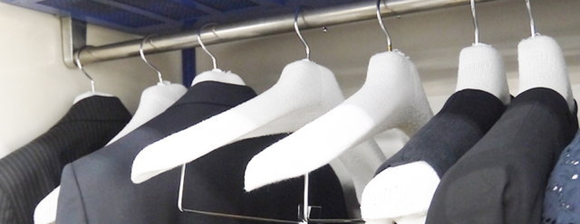 「静止乾燥」でお洋服を傷ませない