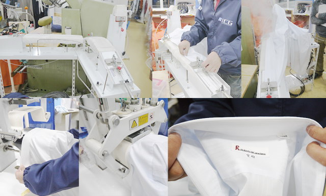 他店で縮んでしまったワイシャツでも復元する機械(AK-656)を導入