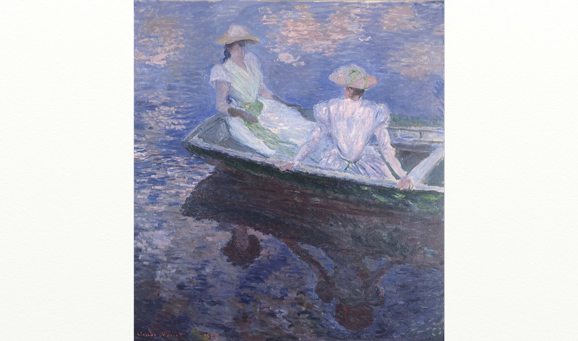 モネ 舟遊び 初見とは違って実はおどろおどろしい絵 名画の中の人喰い蛇 モネ 舟遊び 初見とは違って実はおどろおどろしい絵 名画の中の人喰い蛇