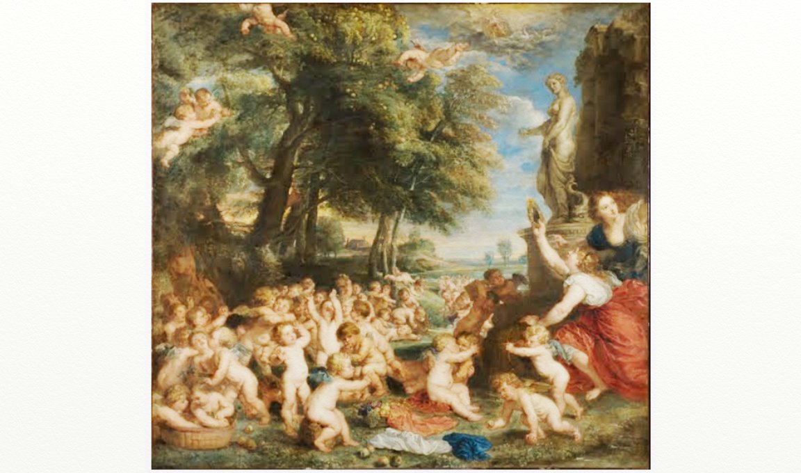 ルーベンス 「カリュドーンの猪」 「神」は蛇の姿をしている 名画の隠し絵