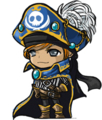 [MapleStory][メイプルストーリー][Cygnus][The order of Cygnus][シグナス騎士団][騎士団長][シグナスの騎士][ストライカー][ホークアイ][Hawkeye]雷の海賊ホークアイ（ストライカー）