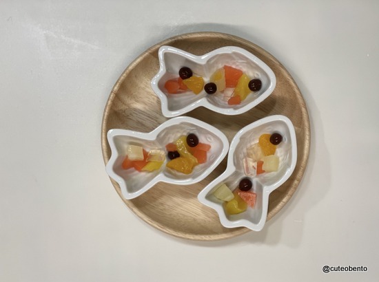 金魚ゼリー　cuteobento Maki ogawa