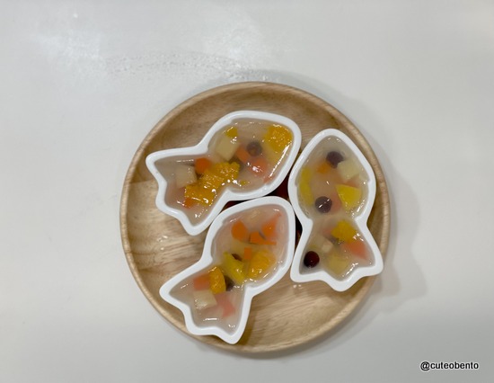 金魚ゼリー　cuteobento Maki ogawa