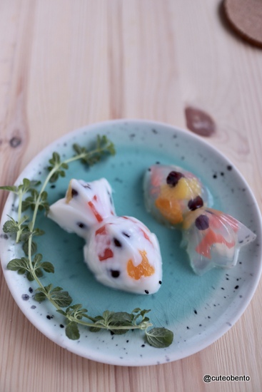 金魚ゼリー　cuteobento Maki ogawa