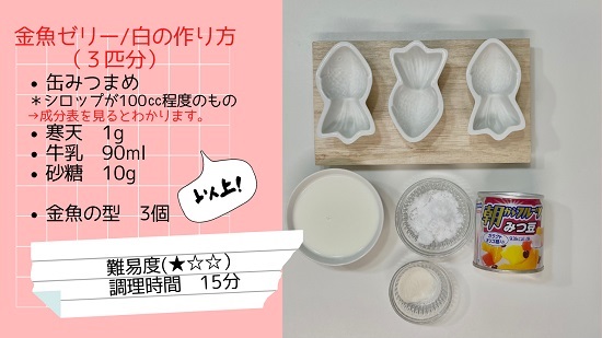 金魚ゼリー　cuteobento Maki ogawa