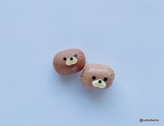 弁当エキスポ　小川真樹　ソーセージのキャラ弁
