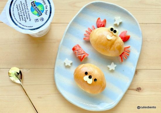 弁当エキスポ　小川真樹　ソーセージのキャラ弁