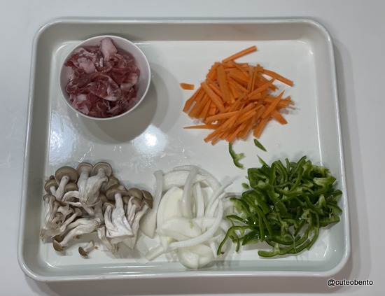 簡単チャプチェ　チャプチェレシピ　お弁当チャプチェ