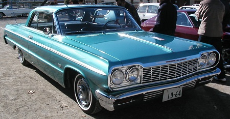インパラだけが1964年式シボレーではない 怒 1964年式シボレーベルエア インパラとの違いは カトラス アメ車 旧車 イラスト