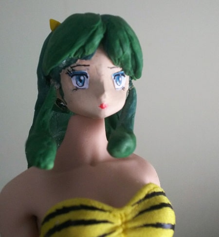 シームレス素体 ラムちゃんヘッド リメイク企画その7 瞳デカールの代替として ローソンのシールプリントを試してみた結果 Diy うる星 ラムちゃん Tbリーグ シームレスフィギュア化計画
